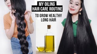 My Oiling Hair Routine To Grow My Hair Long & Healthy & Prevent Split Ends