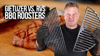 Download Lagu Gietijzer vs. RVS BBQ roosters - Zo grill je de BESTE Steaks! 🥩🔥 MP3