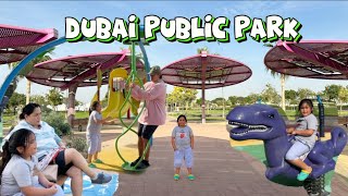Dubai Public Park// It’s a fun Playtime and Nature time.
