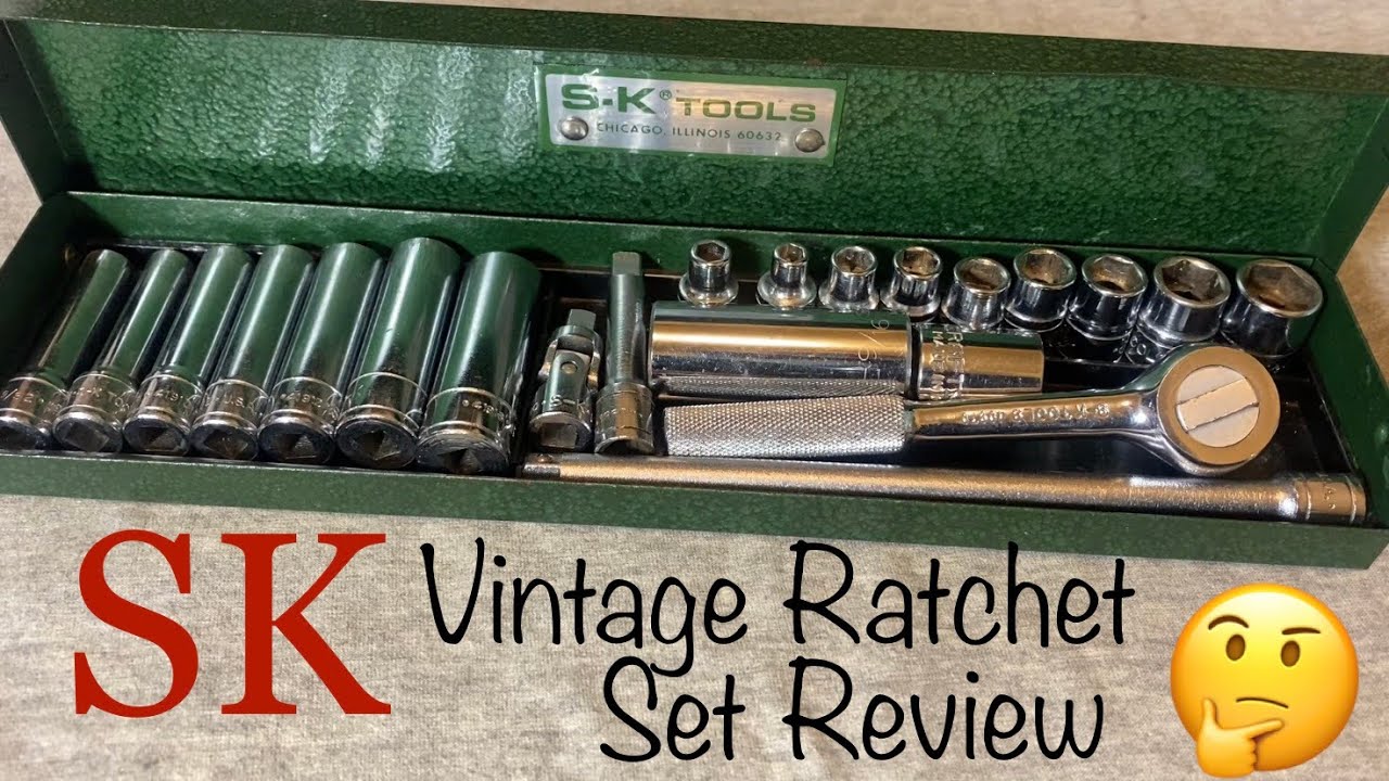 Sk Ratchets SK 1/4” Ratchet/Socket Vintage Set Review 👀 - YouTube
