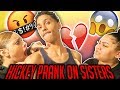HICKEY PRANK ON SISTERS!! *GONE WRONG*