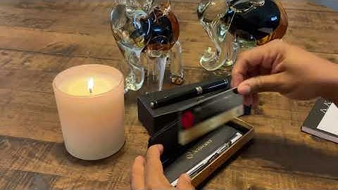 Scriveiner Luxury Fountain Pen - Stunning Black Lacquer Pen, 24K Gold Finish, Schmidt 18K Gilded