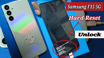 Samsung F15 5G (SM-E156B/DS) Hard Reset|| Pattern And password unlock 💯||