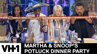 Kelly Rowland & George Lopez Take Shots ‘Sneak Peek’ | Martha & Snoop's Potluck Dinner Party