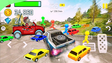 Shape Shifting Gameplay || shifting transform race offline game||shape shifting funny race gameplay