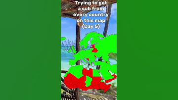 Trying to get a sub from every country on this map (Day 5) Almost 500 subs!