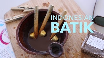 Indonesian Batik Demo by Liza Wajong and Diandra Durando