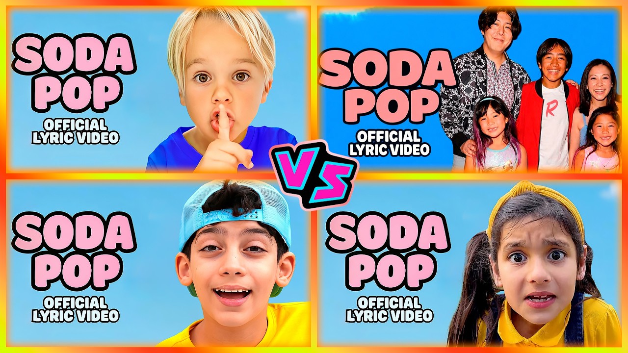 VLAD AND NIKI 🆚 RYAN'S WORLD 🆚 JASON VLOGS 🆚 TOYS AND COLORS x SODA POP 🎶🎵 Who Is Best?