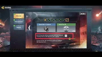 Kill 10 Enemies While Equipped with the Survival Training Perk in MP Matches (Av... (10/10)