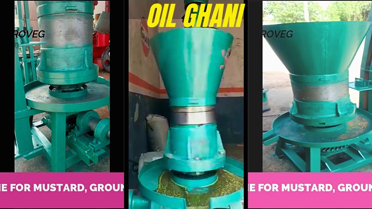 Kachi ghani tel nikalne ki machine Kolhu oil mill Ghani machine