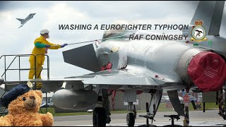 Washing a Eurofighter Typhoon - How To Wash a £100million Fighter Jet | RAF Coningsby