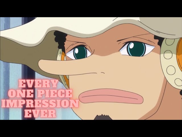 One Piece Impressions | All imitations Luffy Zoro Nami Chopper Usopp Sanji Robin funny moments class=