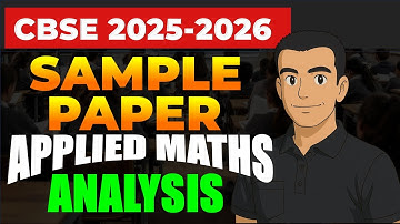 Class 12 Applied Maths Sample Paper 2025 Analysis | CBSE Sample Paper 2025 Analysis | Applied Maths