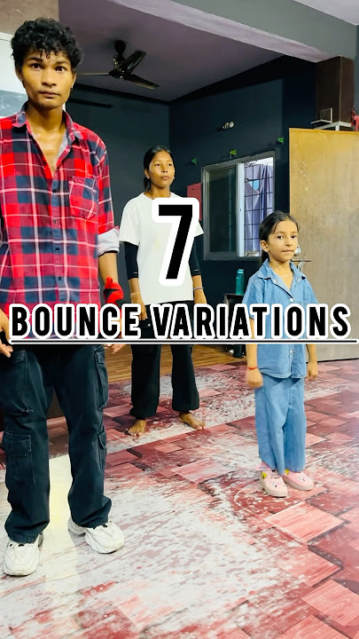 7 Bounce variations Hip hop groves foundation Matt Anjal Dynamic Dance Studio #shorts #viral