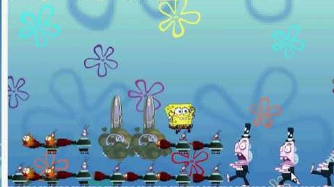 losing on a spongebob game