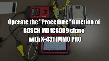 Launch X431 IMMO Plus BOSCH MD1CS089 ECU Clone obdii365