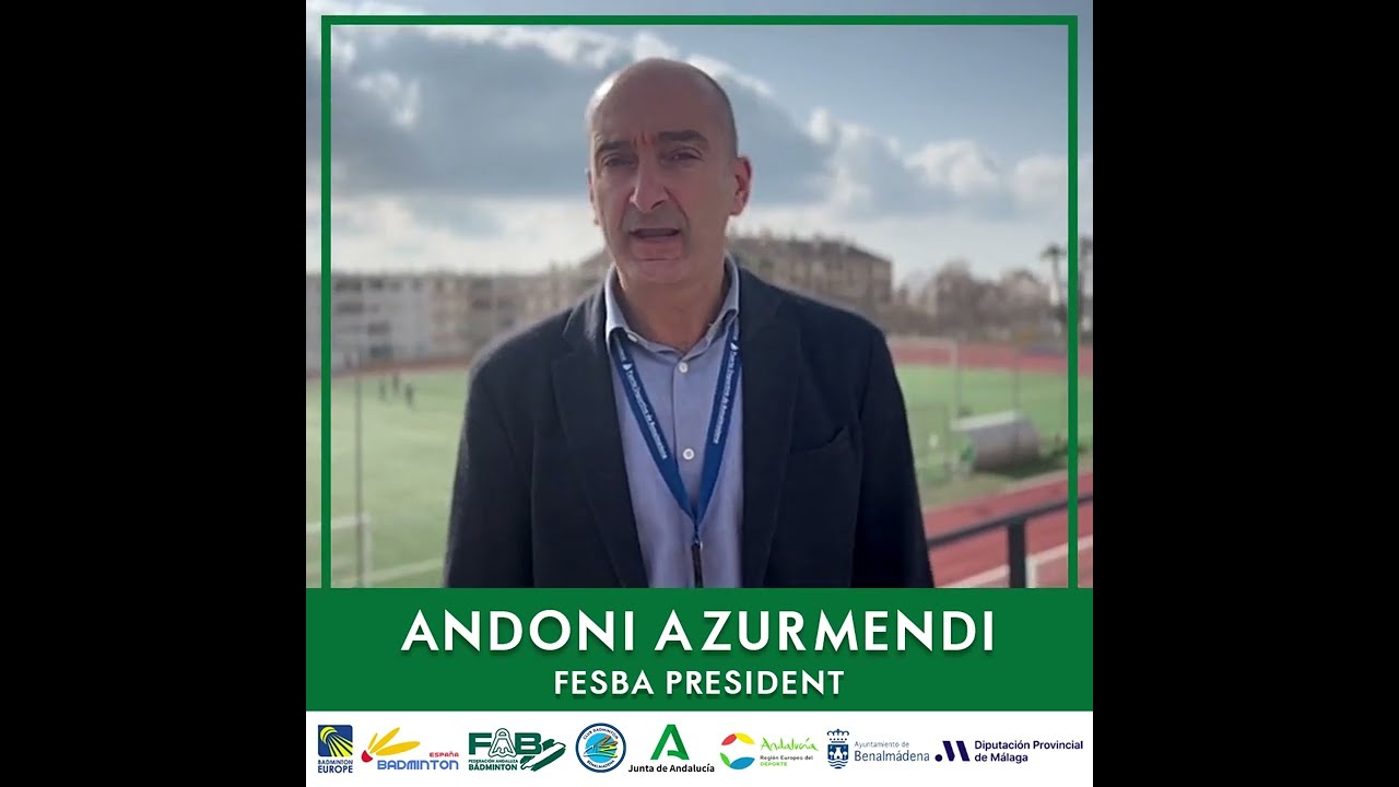 Andalusian Benalmadena #SpanishOpen FESBA president Andoni Azurmendi