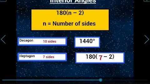 Polygon Lesson 2 (Interior and Exterior Angles)