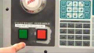 How do you probe the center of a boss in a Haas CNC mill