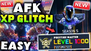 NEW EASY AFK UNLIMITED XP / CAMO GLITCH IN BO7! SEASON 5 BATTLE PASS XP GLITCH! EASY MAX RANK!