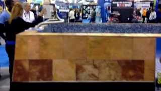 Underwater Treadmill Pool San Juan Features Touch Screen Controlled 316 Stainless Steel Treadmill.