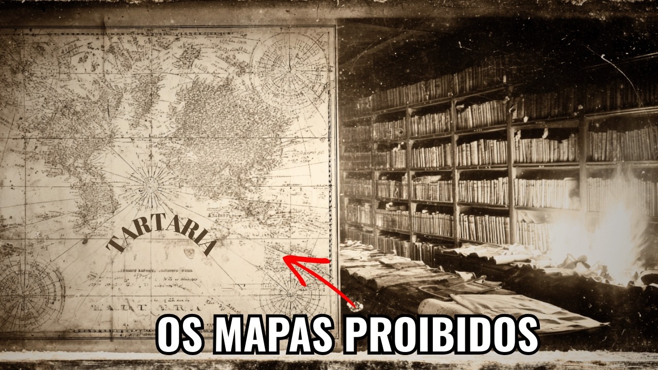 O Mistério dos Mapas de Tartária que Foram Apagados para Sempre