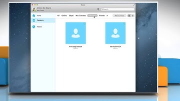 How to delete or rename lists in Skype® for Mac® OS X :Tutorial