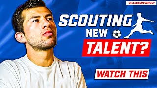 How Coaches Scout Junior Players for College Soccer!