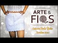 Arte & Fios - Saia com Pérola Brilho Especial Reveillon