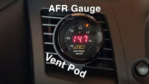 Evo X AEM Wideband Install/Vent Pod