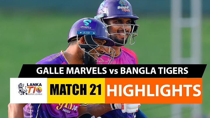 LANKA T10 LEAGUE 2024 | Galle Marvels vs Hambantota Tigers | 21st MATCH FULL HIGHLIGHTS | GLM vs HBT