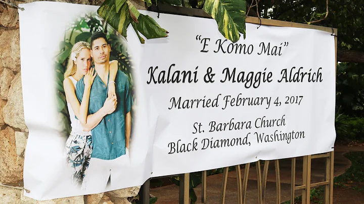 Celebrating the Marriage of Maggie and Kalani Aldr...