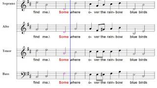 Vignette de la vidéo "Somewhere Over the Rainbow Coro   ACR Chorus"