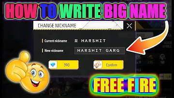Free Fire Me Lamba Name Kaise Likhe 🔥 | How to write long name in Free Fire | Free Fire me bada name