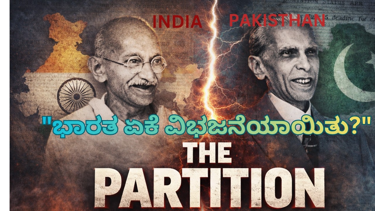 India Pakistha Partition In Kannada by GS Competitive Library #education #history #exams #kannada