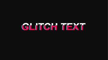 Glitch Text Effect – Make Your Frontend Project Stand Out with a Unique Text Animation in HTML & CSS