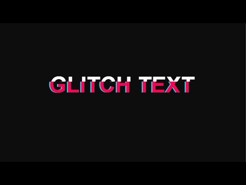 Glitch Text Effect – Make Your Frontend Project Stand Out with a Unique Text Animation in HTML & CSS