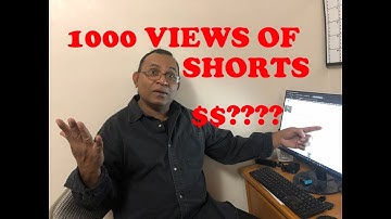 How Much You Tube Pay for 1000 Views of Short Video.