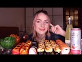 MUKBANG | Роллы, салаты | Sushi/rolls, salad не ASMR