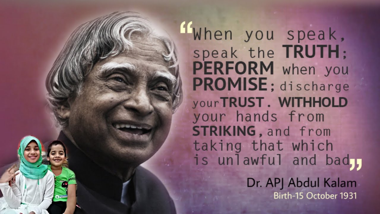 abdul kalam speech in english for students