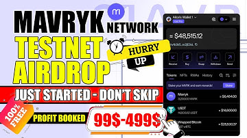 Mavryk Network Verfied Testnet Airdrop🔥Today Latest Upcoming Free Crypto Airdrop