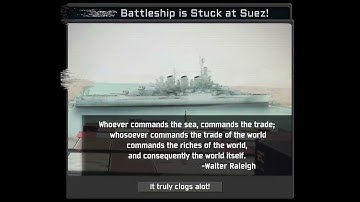 HOI4 TNO custom Superevent: Your battleship is stuck at Suez