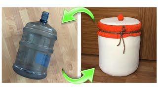 Damacanadan Çok Amaçli Ve Şik Sepet Yapimi / Recycle / Upcycle Resimi
