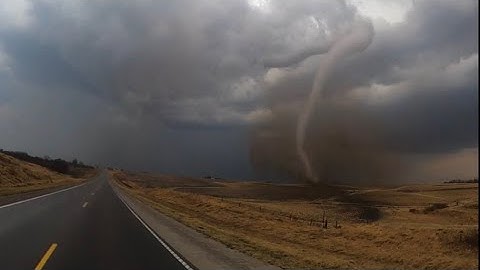 NEW: Full Lifecycle of the Pleasantville, IA Tornado - 360 GoPro Reframe Timelapse
