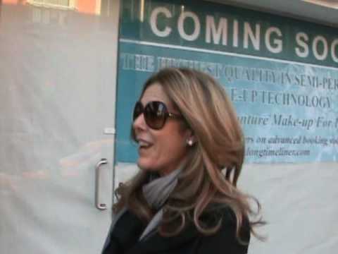 Rita Wilson not answering questions but asking the...