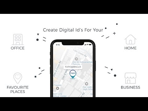 Topo - Digital Addressing & Location Sharing App | Book Cabs & Hotels | Check Nearby Places