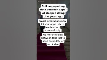 Still copy pasting data between apps? AI stopped doing that years ago.  #aiautomation #ai