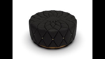 Ottoman Round Sofa Modelling in 3ds Max Easy Tutorial For Beginners.
