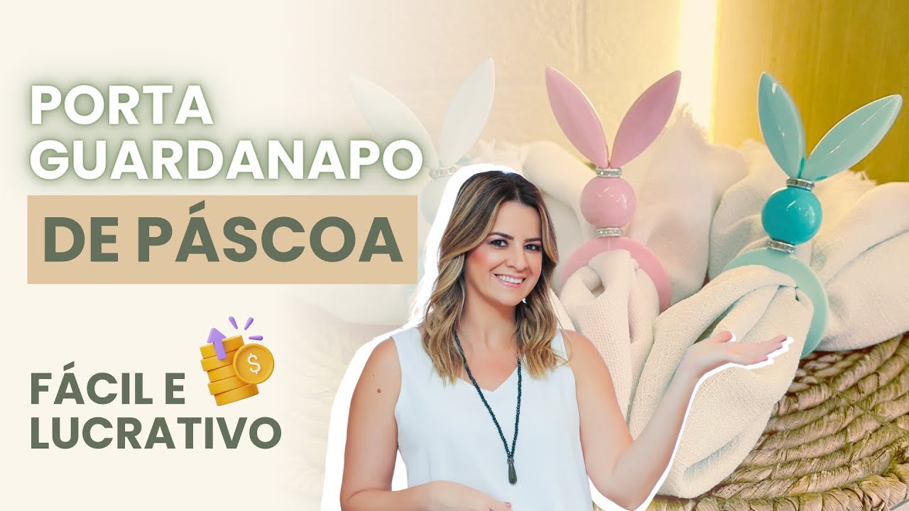 PORTA GUARDANAPO DE PÁSCOA FÁCIL E LUCRATIVO | SEM ERROS