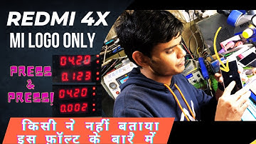 Redmi 4x show mi logo with only charging #mobile #repairing #arvind